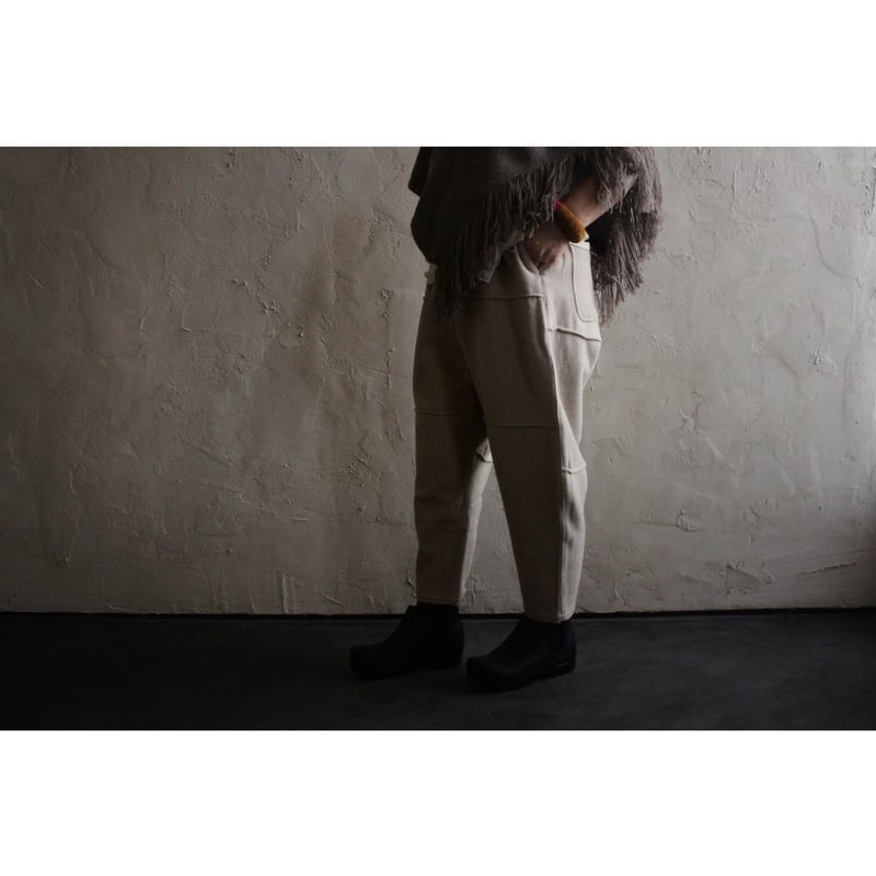 MITTAN ウールブラウンケットパンツ PT-96]MITTAN(ミタン/ミッタン)ウールブランケットパンツ | MITTAN