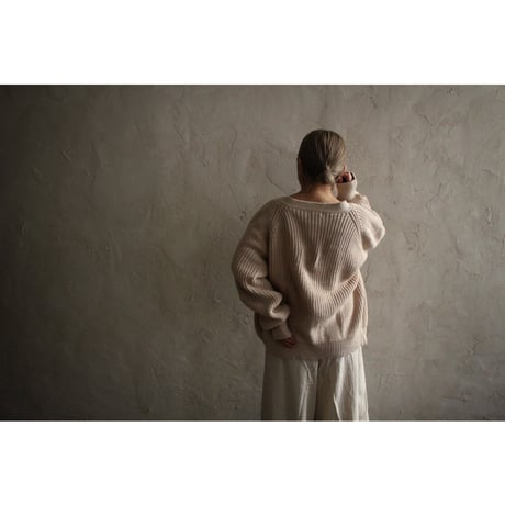 Organic cotton cardigan / seed and soil