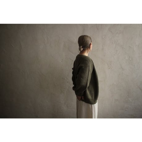 Organic cotton cardigan / seed and soil