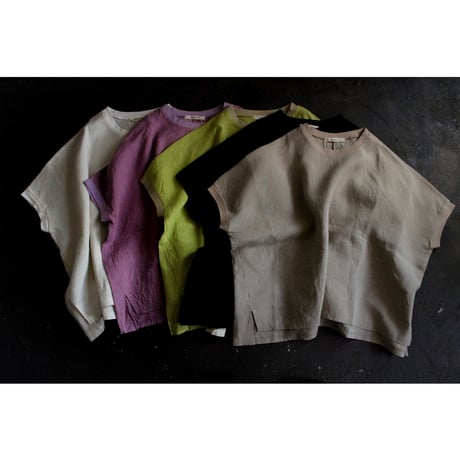 LINEN WIDE PULLOVER TEE / ORDINARY FITS