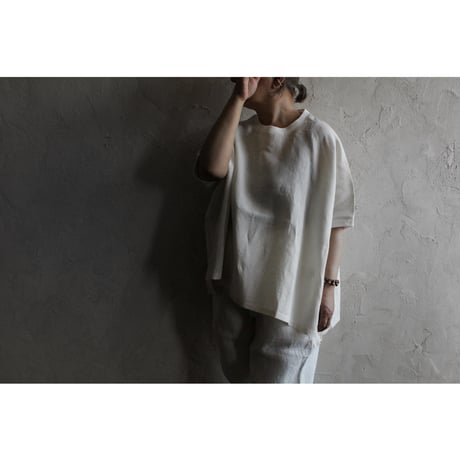 LINEN WIDE PULLOVER TEE / ORDINARY FITS