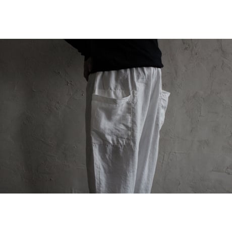 リネンバイオ八分丈パンツ / homspun