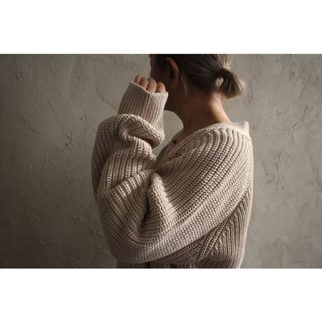 Organic cotton cardigan / seed and soil