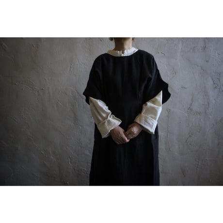 NON-SLEEVE linen viyella / kapoc