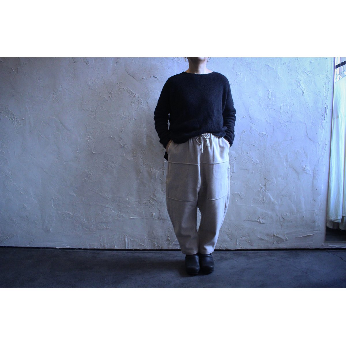 MITTAN ウールブラウンケットパンツ MITTAN ウールブラウンケット