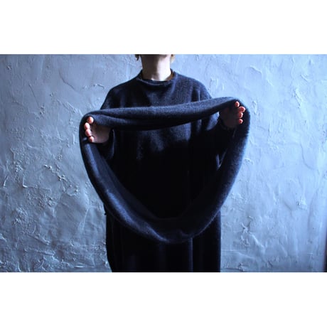 mohair silk loop stole / evam eva