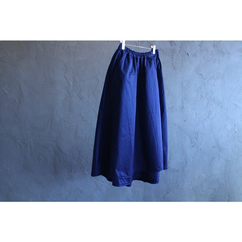 homspun ホームスパン　水玉プリントラップフレアスカート 4511_2.jpg