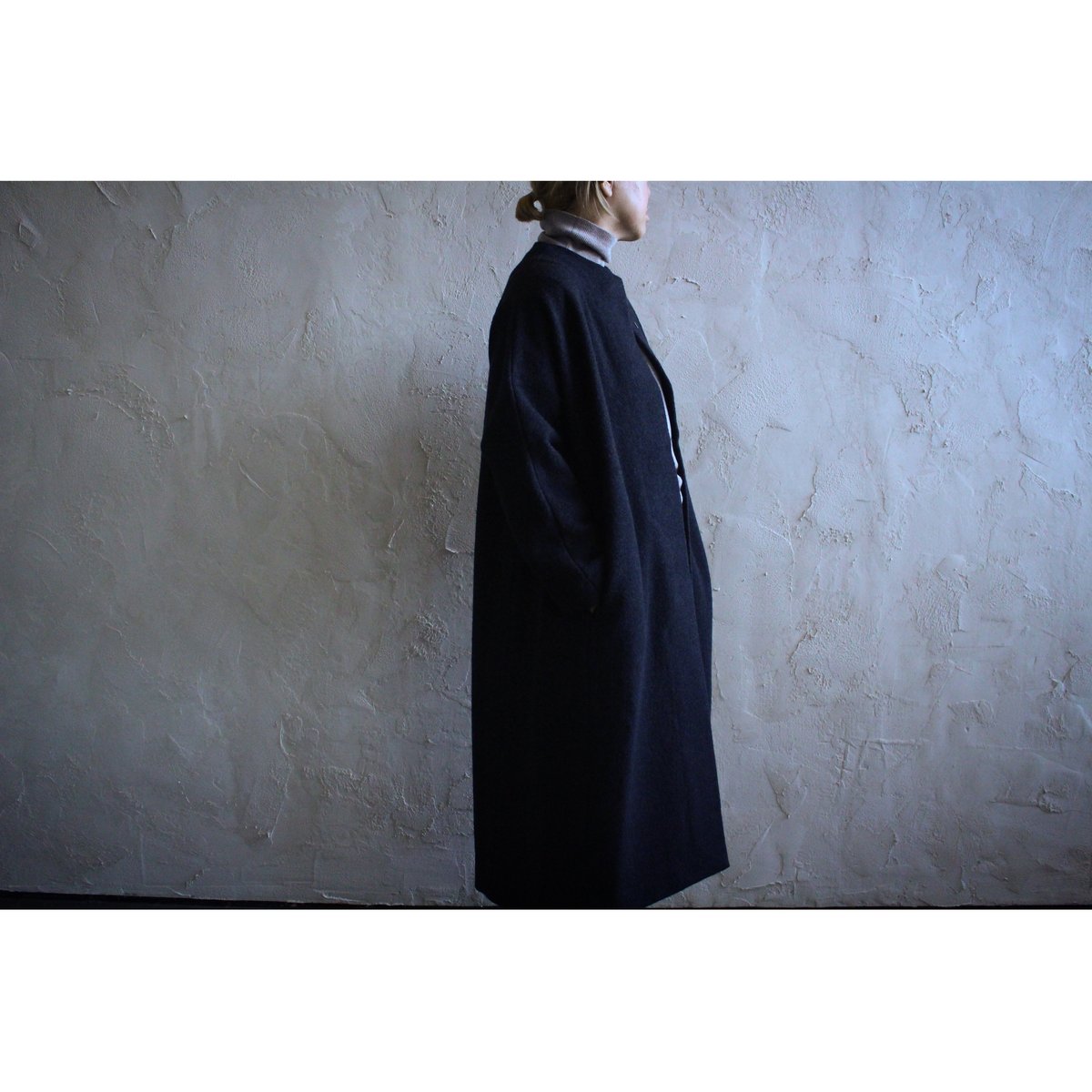 press wool long coat / evam eva | SoL