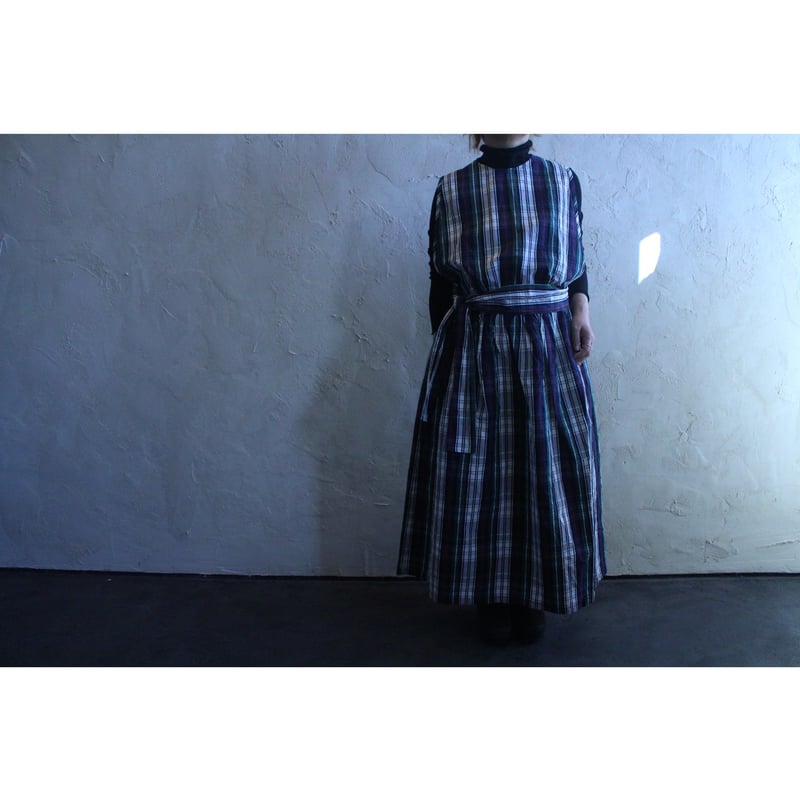 C/Lタータンノースリーブワンピース / homspun | SoL