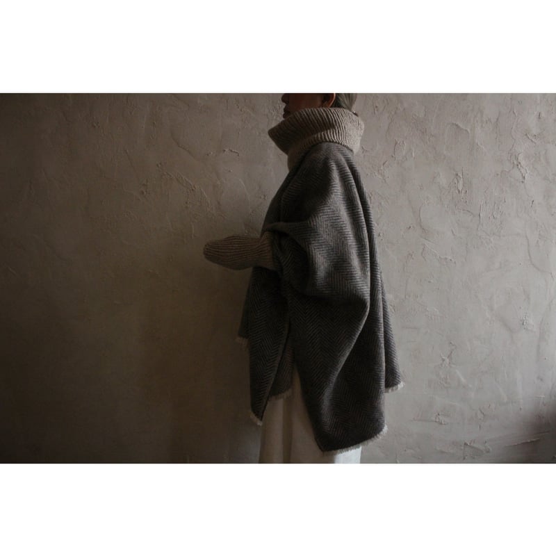 リサイクルウールポンチョ/ ei-to | SoL