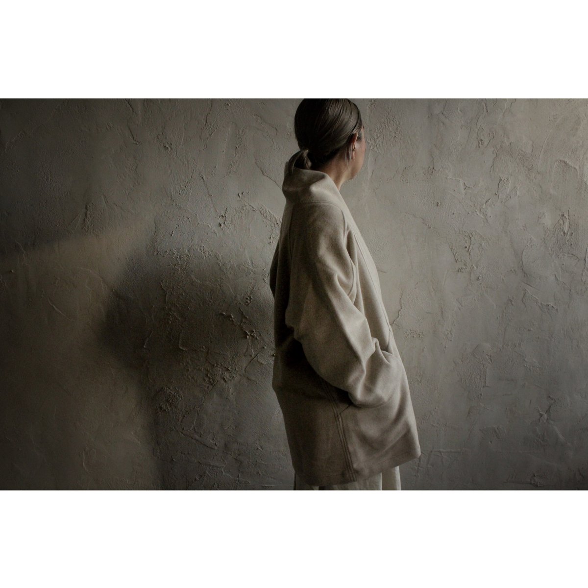 ウールシルクキャメル半纏ブルゾン / MITTAN | SoL