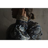 PUFF SLEEVE BLOUSE -limited block print / WONDER FULL LIFE