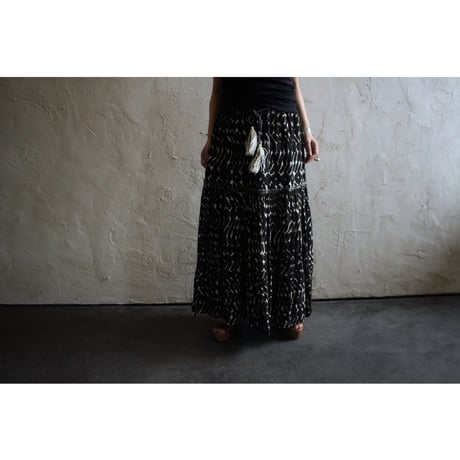 tree of life Kala cotton 切替えギャザースカート / YURTAO