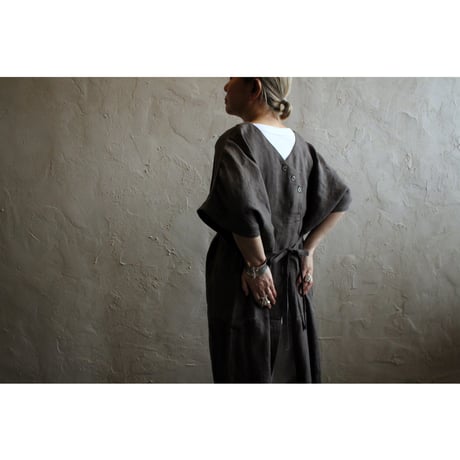 NON-SLEEVE linen viyella / kapoc