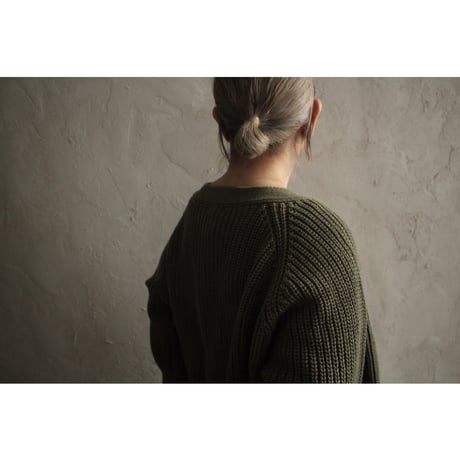 Organic cotton cardigan / seed and soil