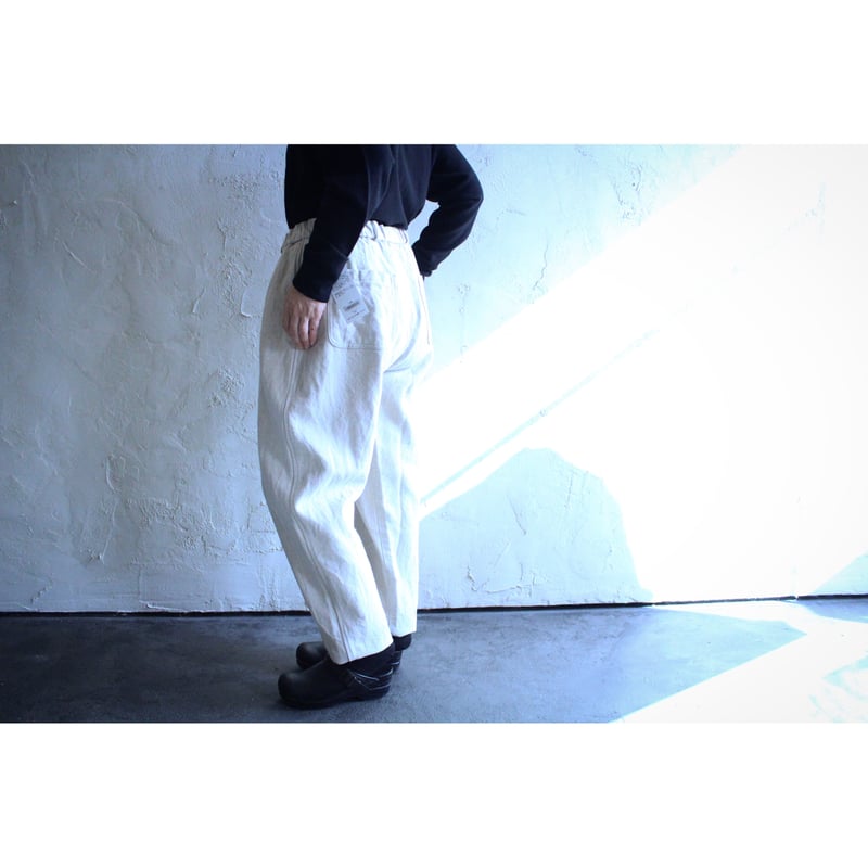 亜麻苧麻ロングパンツ 生成 / MITTAN | SoL