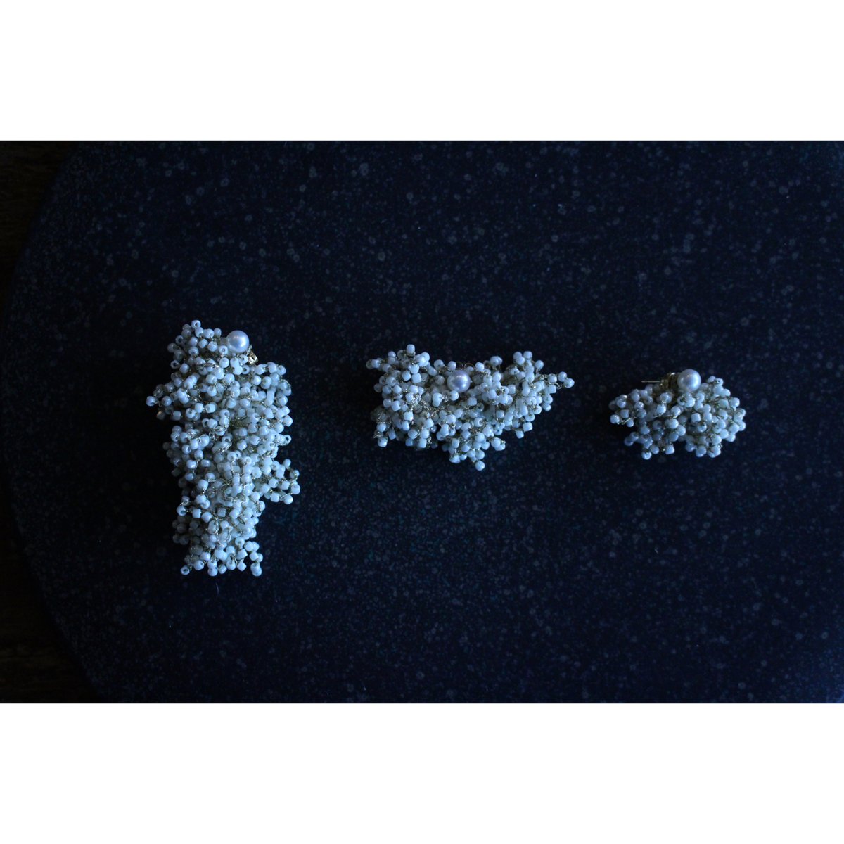 fua accessory 始まりの時ピアス　ivory M （※片耳用） 始まりの時 pierce-M / FUA accessory | SoL