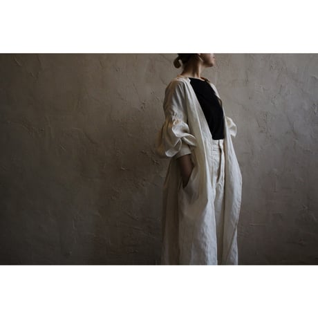 金ラメストライプ羽織カシュクールワンピース / YURTAO