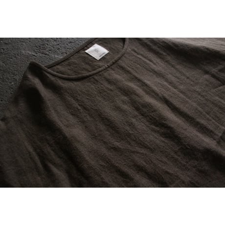 Crew Neck Half Sleeve Over Pullover / 〼〼:masumasu