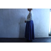 水玉プリント ラップフレアスカート / homspun