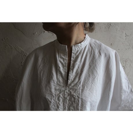 コットンラミーマットBIGブラウス / homspun