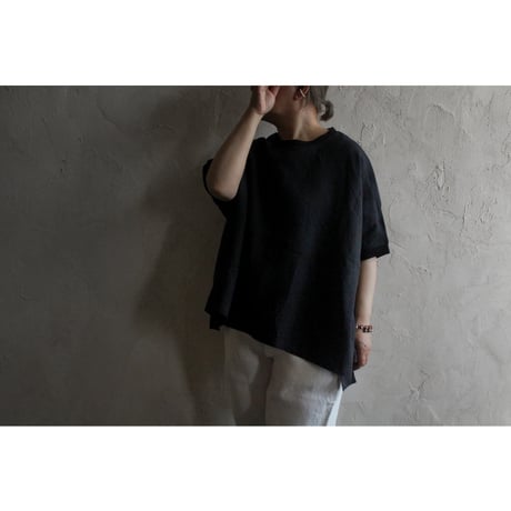 LINEN WIDE PULLOVER TEE / ORDINARY FITS