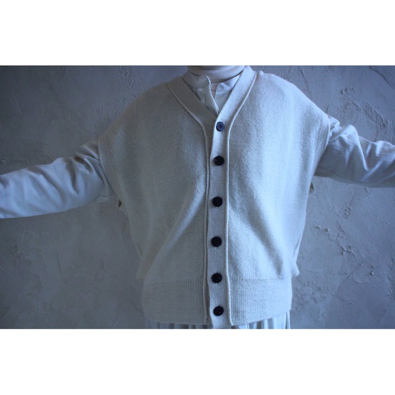 新品未使用❗️ベアミディアム丈ベスト アルパカ素材 ライトブラウン ベビーアルパカベスト / MITTAN | SoL