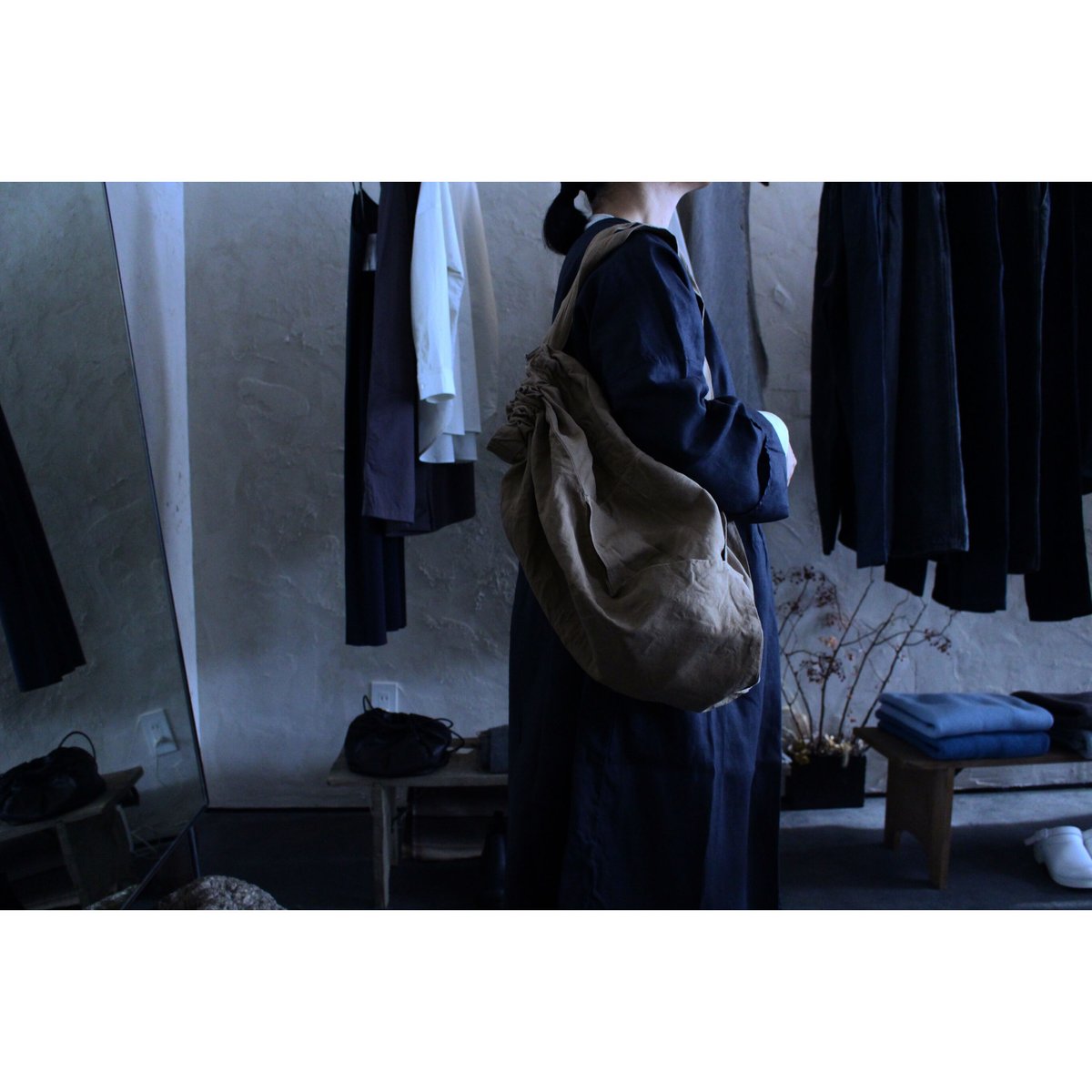 大麻リュック高密度 胡桃(草木染) / MITTAN | SoL