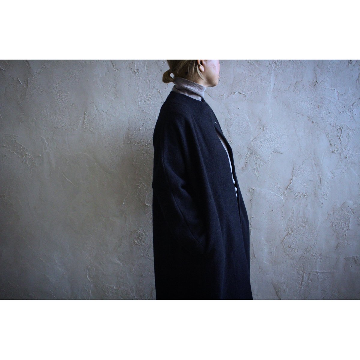 press wool long coat / evam eva | SoL