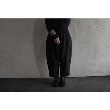 リネンバイオ八分丈パンツ / homspun