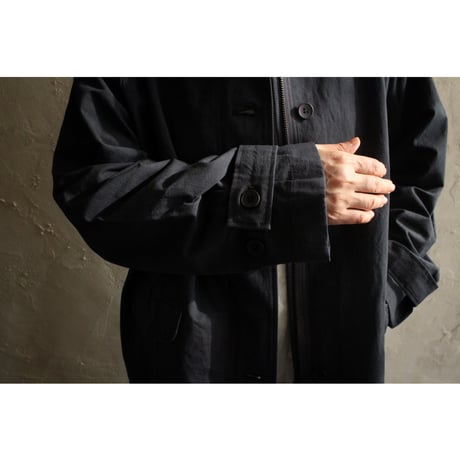 cotton hemp raglan coat / evam eva