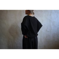 ウールガーゼニットソー BK / FRANCESCA AMAM LABEL