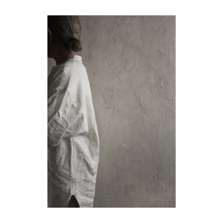Band Collar Henley Neck Like Atelier Shirt / 〼〼:masumasu