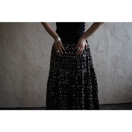 tree of life Kala cotton 切替えギャザースカート / YURTAO