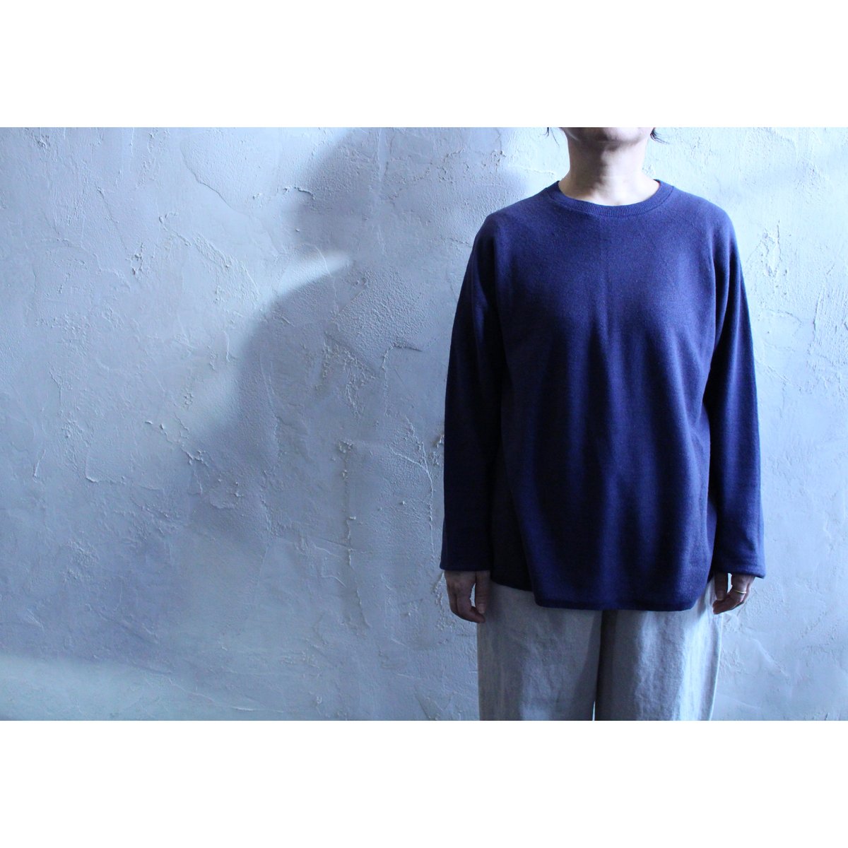 麻絹セーター 濃紺 / MITTAN | SoL