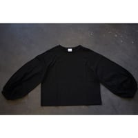 PUFF SLEEVE EASY PULL OVER / Gauze#
