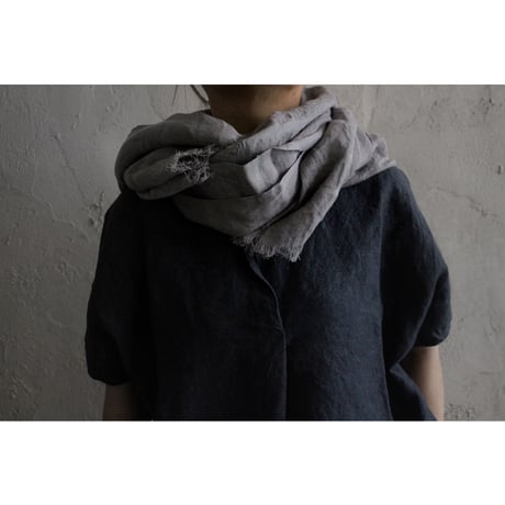 random check stole / evam eva