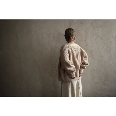 Organic cotton cardigan / seed and soil