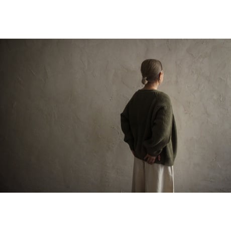 Organic cotton cardigan / seed and soil