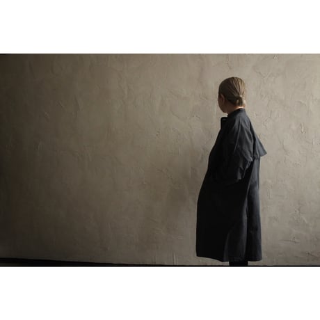 cotton hemp raglan coat / evam eva