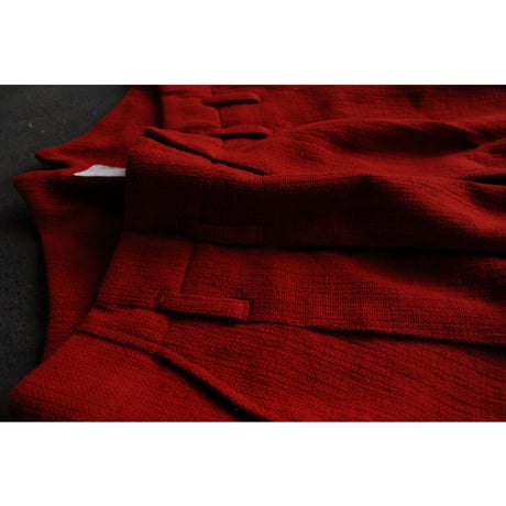 High Waist 2 Tuck Wide Half Trousers / 〼〼:masumasu