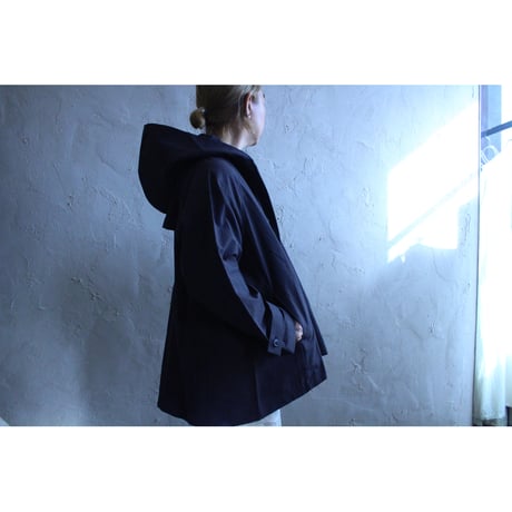 cotton hemp short coat / evam eva