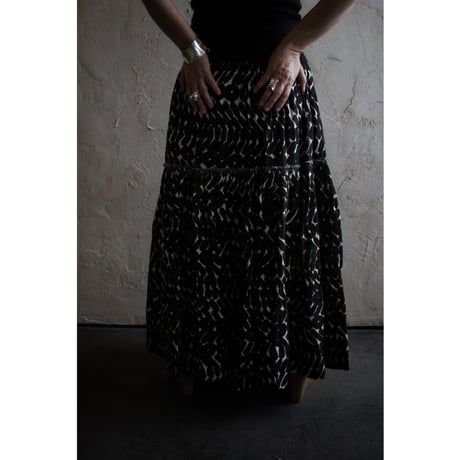 tree of life Kala cotton 切替えギャザースカート / YURTAO