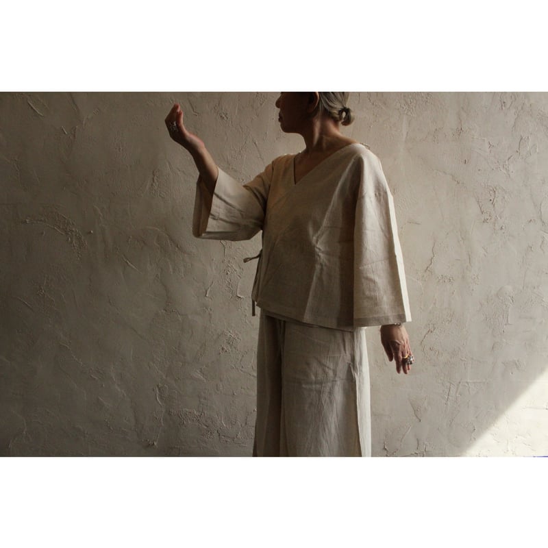 Boheme wrap top / seed and soil | SoL