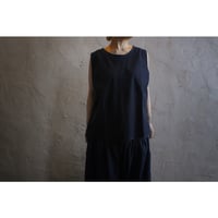 カディノースリーブシャツ indigo / ルクツル