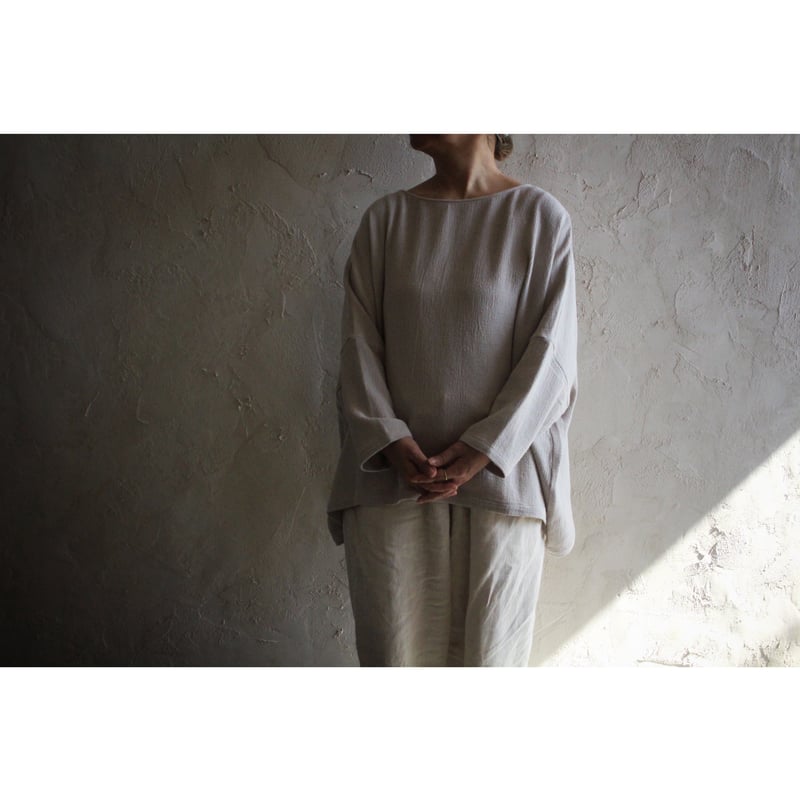 linen cotton pullover / evam eva | SoL