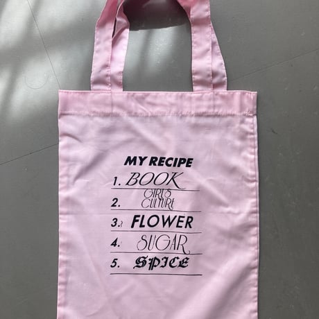 MY RECIPE BAG  ( book / girls culture / flower / sugar / spice )