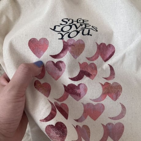 souvenir bag"she loves you"
