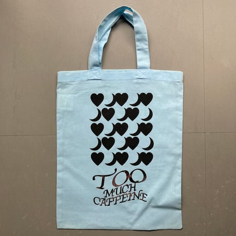 souvenir tote "MUCH CAFFEINE PROJECT"
