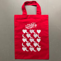 souvenir tote "MUCH CAFFEINE PROJECT"